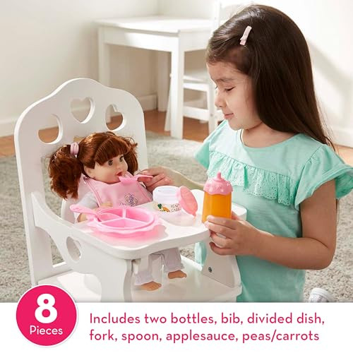 MELISSA & DOUG MINE TO LOVE BABY FOOD & BOTTLE PLAY SET - PINK