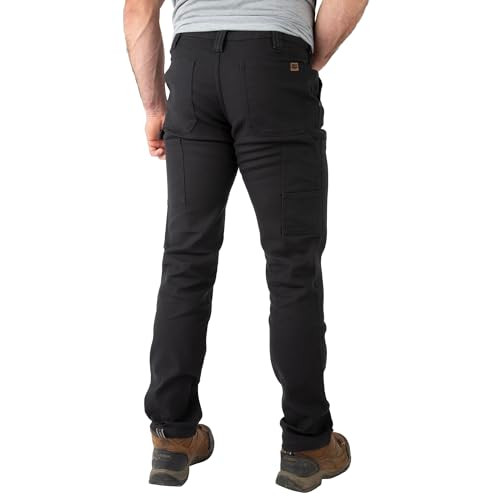 FIELD & STREAM SFYK SHOOT FROM YOUR KNEE DOUBLE LAYER PANTS - BLACK - SIZE 34X32 New