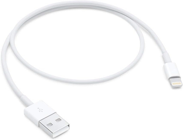 APPLE LIGHTNING TO USB CABLE (0.5 M) - WHITE New