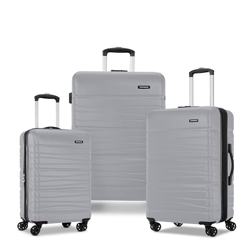 Samsonite Evolve SE Hardside Expandable Luggage, 3PC Set, 28" 24" 20", Titanium New