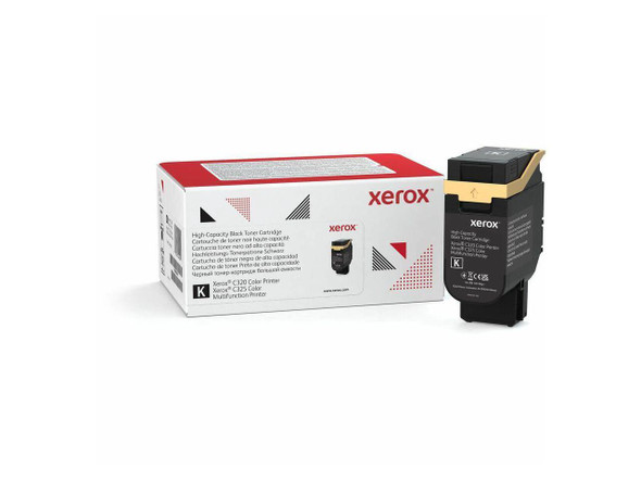 Genuine Xerox Black High Capacity Toner Cartridge, Xerox C320/C325 Color Printer