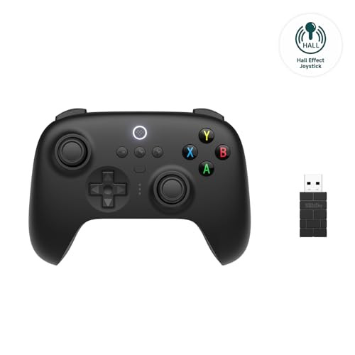 8BITDO ULTIMATE 2.4G WIRELESS CONTROLLER HALL EFFECT JOYSTICKS 81HA08 - BLACK
