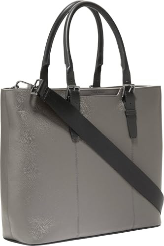 COLE HAAN MEN'S GRAND SERIES TRIBORO TOTE - TORNADO/BLACK New
