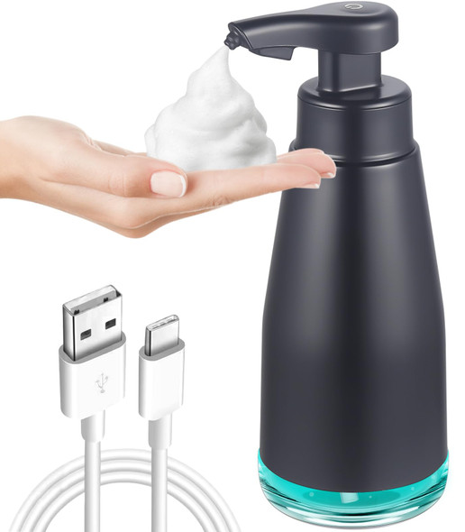 KEKELE BABY AUTOMATIC FOAMING SOAP DISPENSER-STAINLESS STEEL SENSOR - BLACK