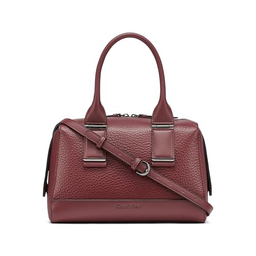 CALVIN KLEIN JETT SATCHEL - DP ROUGE New