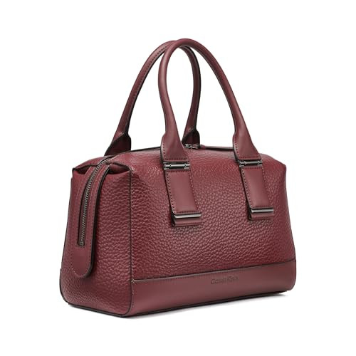 CALVIN KLEIN JETT SATCHEL - DP ROUGE New