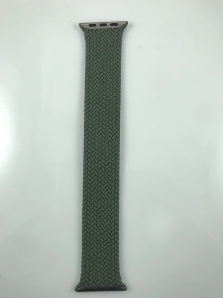 APPLE BRAIDED SOLO LOOP, 45MM, SIZE 7 - OLIVE