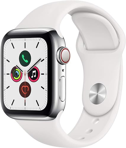 For Parts: APPLE WATCH 5 GPS CELLULAR 44MM SILVER STAINLESS MWW22LL/A CANNOT BE REPAIRED