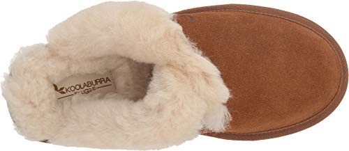 1015823 KOOLABURRA BY UGG MILO WOMEN'S SLIPPER CHESTNUT SIZE 6