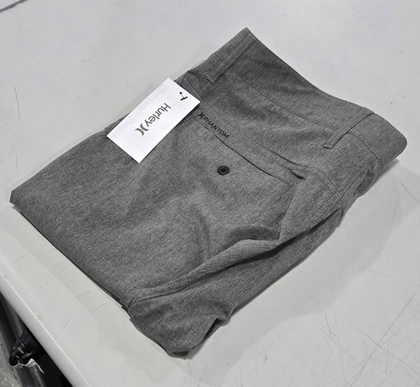 HURLEY PHANTOM 20" LENGTH WALKSHORTS - SIZE: MEN 34 - GRAY