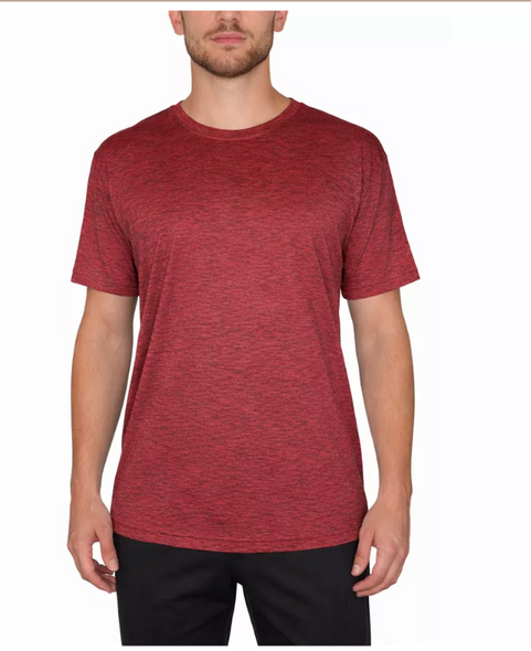 GALAXY BY HARVIC KICK START GEAR MEN'S SHORT SLEEVE CREW NECK TEE - M - RED
