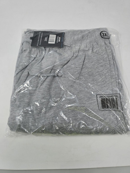 BLUE ICE MEN'S MODERN FIT CLASSIC LOUNGE PANTS - SIZE: MEN 3XL - GRAY New