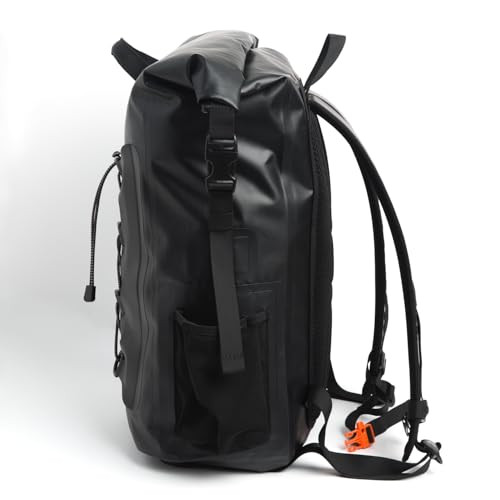 REEF STORM SHORE ROLL TOP DRY BEACH BACKPACK 25 LITER CAPACITY 3FXWG0105 BLACK