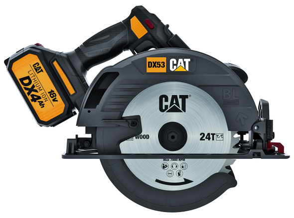 CATERPILLAR CAT 18V 1 FOR ALL 7-1/4” CORDLESS CIRCULAR SAW - BLACK/YELLOW