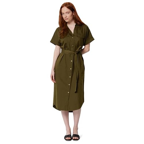 AMAZON ESSENTIALS WOMEN'S RELAXED-FIT DRESS BELT SIZE : XL DEEP BROWN New