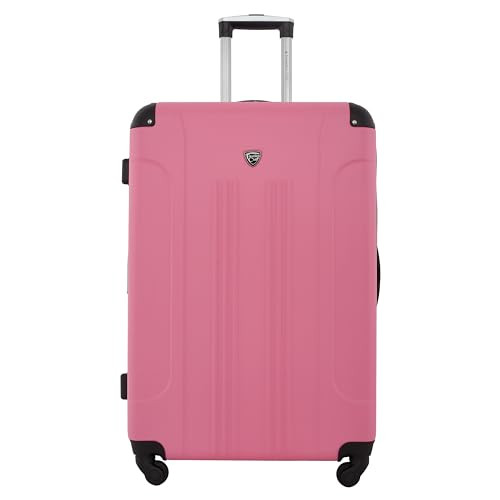 TRAVELERS CLUB CHICAGO HARDSIDE SPINNER LUGGAGE, HOT PINK, 5 PIECE SET New