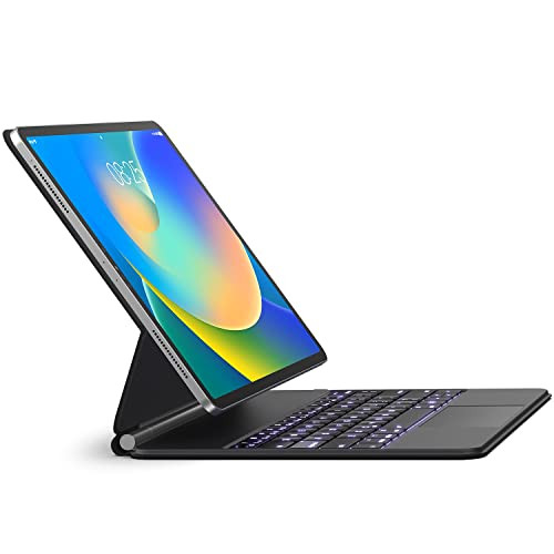 RUNELK KEYBOARD FOR IPAD AIR 11-INCH & IPAD PRO 11 INCH M4/M3/M2 - BLACK