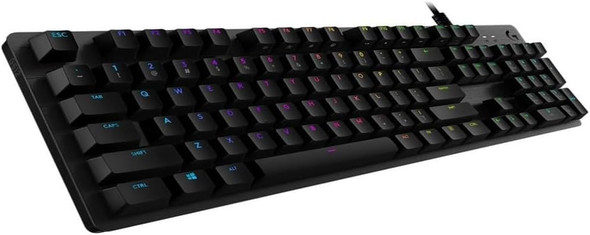 LOGITECH G512 LIGHTSYNC RGB GAMING KEYBOARD TACTILE GX BROWN SWITCHES - BLACK