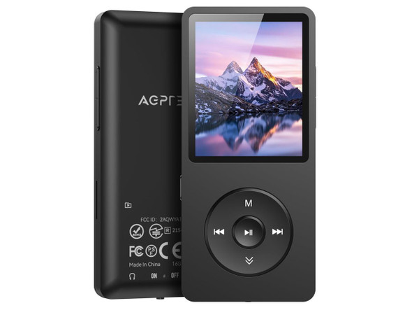 AGPTEK A02S 16GB MP3 Player, 70 Hours Playback Lossless Sound Music Player,