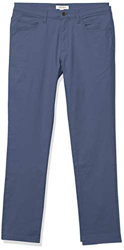 AMAZON ESSENTIALS MEN'S SKINNY-FIT 5-POCKET CHINO PANTS 34X33 - DENIM