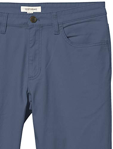 AMAZON ESSENTIALS MEN'S SKINNY-FIT 5-POCKET CHINO PANTS 34X33 - DENIM