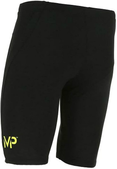 MICHAEL PHELPS TEAM SOLID JAMMERS BLACK/YELLOW - SIZE: MEN 24 - BLACK YELLOW