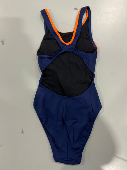 AQUA SPHERE SWIMSUIT MP TEAM SPLICE - SIZE: FEMALE 24 - NAVY/ORANGE New