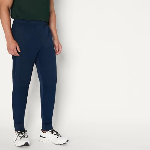 AMAZON ESSENTIALS MEN'S PERFORMANCE STRETCH TRAINING JOGGER PANT NAVY M