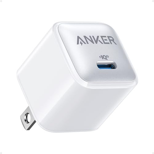 ANKER USB C CHARGER BLOCK 20W NANO PRO PIQ 3.0 COMPACT (CABLE NOT INCLUDED)