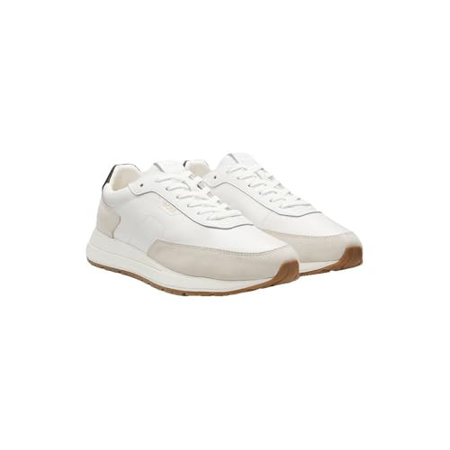 50552859 BOSS VINSTON RUNNER SNEAKERS MEN SIZE 8 AU/UK M7 EU M41 - OPEN WHITE