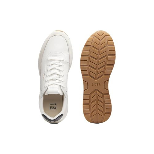 50552859 BOSS VINSTON RUNNER SNEAKERS MEN SIZE 8 AU/UK M7 EU M41 - OPEN WHITE