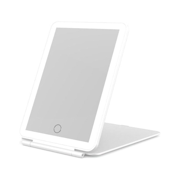 VANITY PLANET MINI POSE LED COMPACT TRAVEL MIRROR - WHITE
