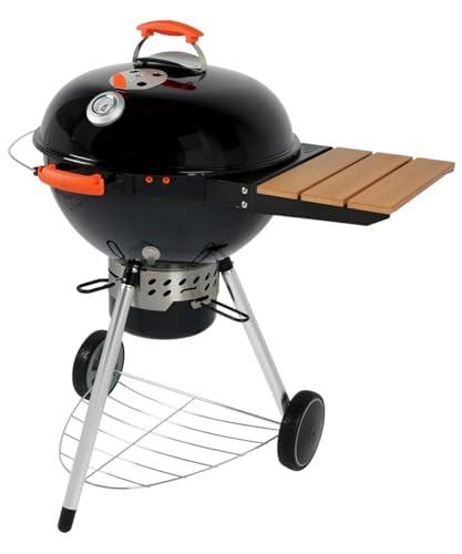 PROQ CHARCOAL KETTLE BBQ GRILL WITH SIDE TABLE (RODEO ST-57), 22"
