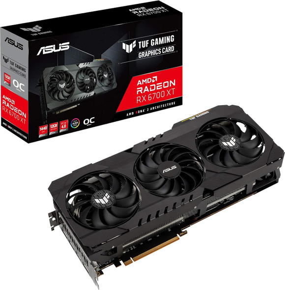 ASUS TUF Gaming Radeon RX 6700 XT OC Edition (12GB) GDDR6 - Graphics Card