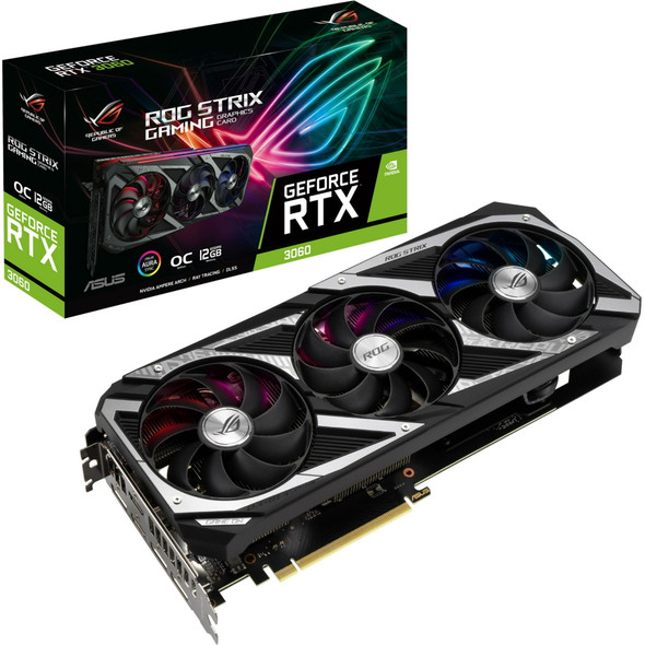 ASUS ROG Strix GeForce RTX 3060 OC Edition 12GB GDDR6 - Graphics Card