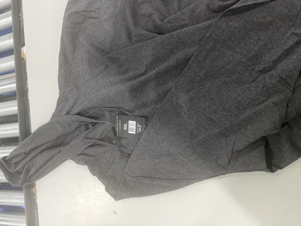 BLUE ICE LIGHTWEIGHT COTTON PULLOVER HOODIE - SIZE: MEN 3XL - CHARCOAL