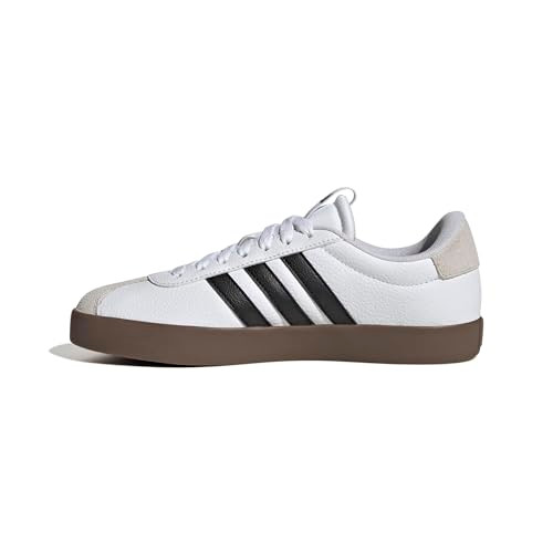 ADIDAS WOMEN VL COURT 3.0 SNEAKER - SIZE WOMEN 8 (W6.5 UK) (JP W250) WHITE BLACK