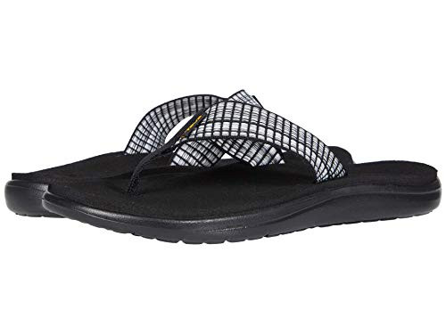 TEVA WOMEN'S VOYA FLIP FLOP - SIZE: WOMEN 11 - BAR STREET WHITE MULTI