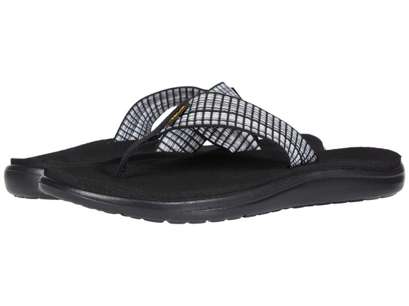 TEVA WOMEN'S VOYA FLIP FLOP - SIZE: WOMEN 11 - BAR STREET WHITE MULTI