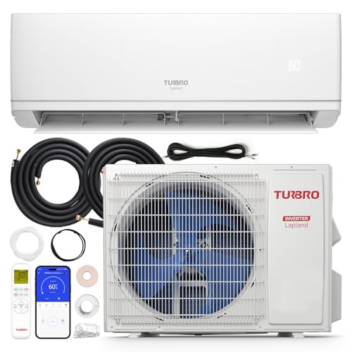TURBRO LAPLAND 12,000 BTU SINGLE ZONE MINI SPLIT AC R32 707-SU-LL12K11 - WHITE New