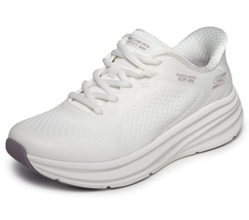 SKECHERS WOMEN'S BOBS SKILLZ HANDS FREE SLIP-INS SIZE WOMEN 9.5 WHITE