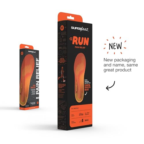 Superfeet Run Pain Relief Insoles for Plantar Fasciitis Relief & Runners