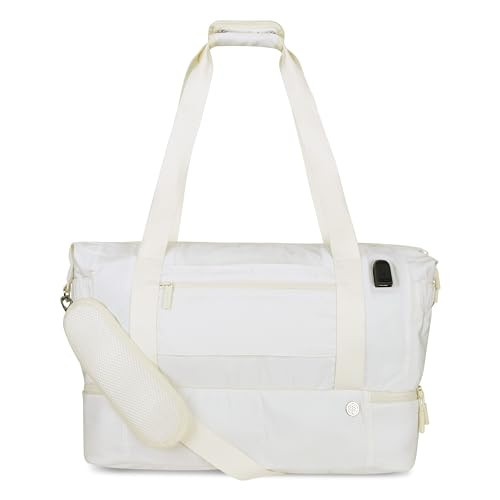 9A7424 HURLEY ONE AND ONLY WEEKENDER TOTE BAG PALE IVORY New