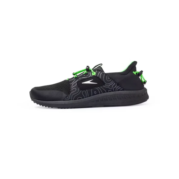 SPEEDO ADULT MEN WATERTREK, SIZE:LARGE, FITS USA - SIZE: MEN 11.5 - BLACK GREEN