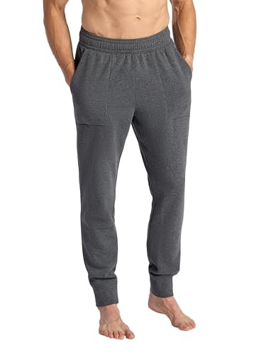 GAM233PA07027 Gaiam Men's Comfort Jogger Relaxed Fit 30” Heavyweight Charcoal L New