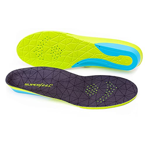 Superfeet FLEXmax Comfort Foam Cushion Insoles Emerald 5.5-7 Men/6.5-8 Women