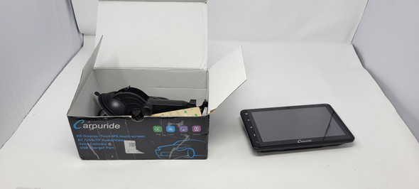CARPURIDE HD DISPLAY: 7" IPS TOUCH SCREEN BT/USB/TF AUDIO/VIDEO VOICE CONTROLS