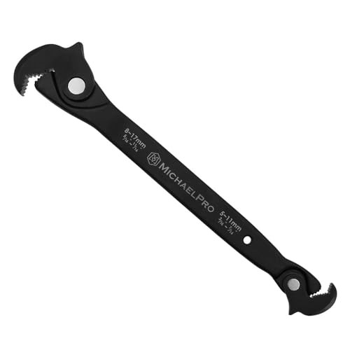 MichaelPro Auto Size Adjusting Wrench 3/16" to 11/16", MP001229, Black New