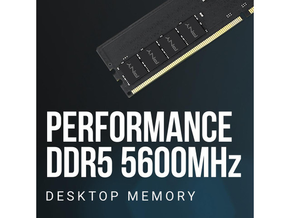 PNY Performance 32GB (2 x 16GB) DDR5 5600 (PC5 44800) Desktop Memory Model