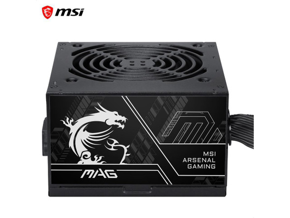 MSI MAG A500DN II Power Supply Unit, 500W, 80 PLUS Standard, ATX PSU, Black Flat